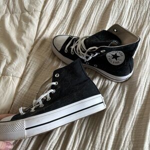 High top platform converses